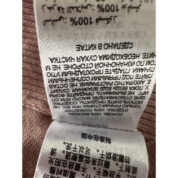 Fantastic Ted baker Cardigan Light Salmon Colour With Roses At The Back 2 /M - Picture 9 of 16